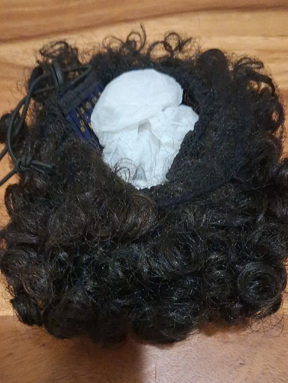 Equal Drawstring Ponytail - Afro Punk (P1B/33) - Black